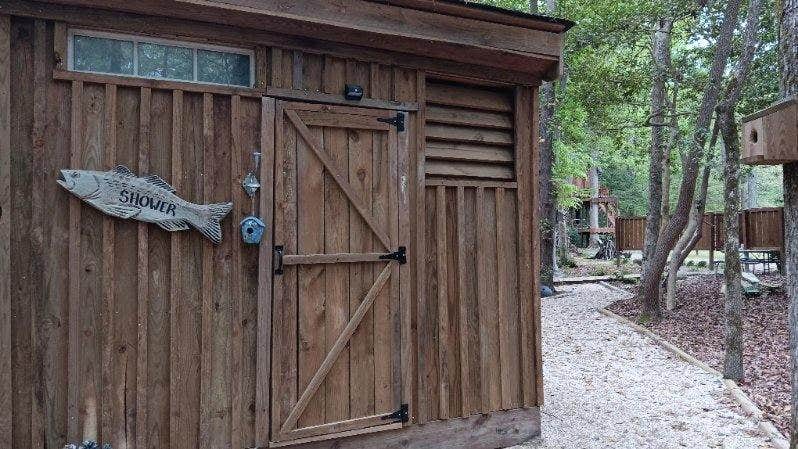 Victor's photo of a cabin at Gee Haven: Yurt & Cabin near Hampton, VA