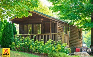 Amelia D.'s photo of a cabin at Dayton KOA Holiday near Bellefontaine, OH