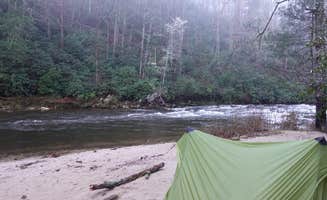 Alex R.'s photo of a dispersed camping area at Sandy Beach Campsite near Anderson, SC