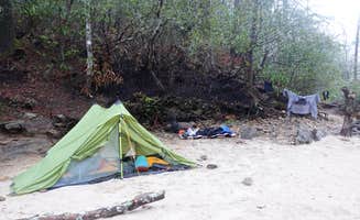 Alex R.'s photo of a dispersed camping area at Sandy Beach Campsite near Lavonia, GA