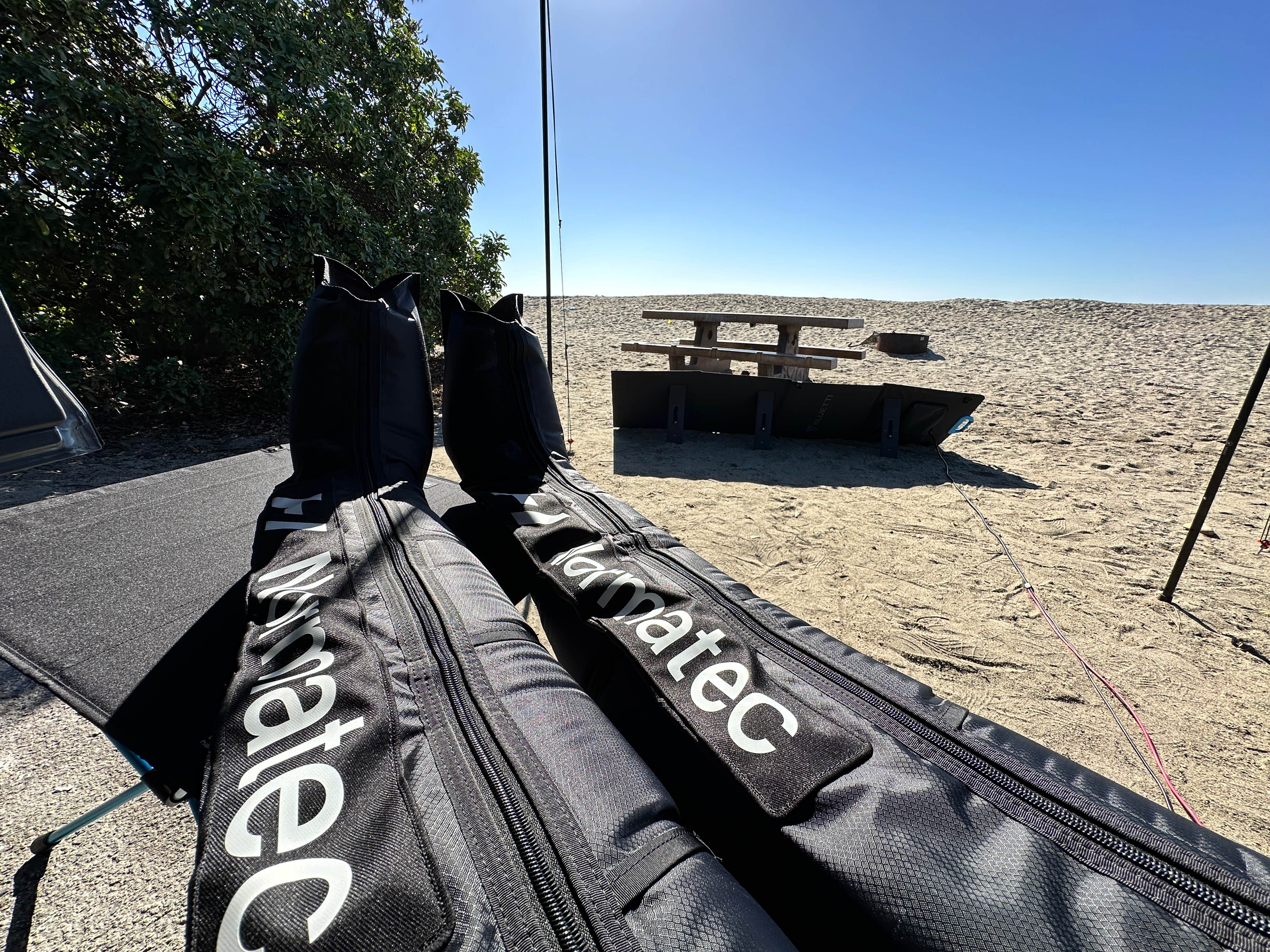 Mike G.'s photo of tent camping at Doheny State Beach Campground near Temecula, CA