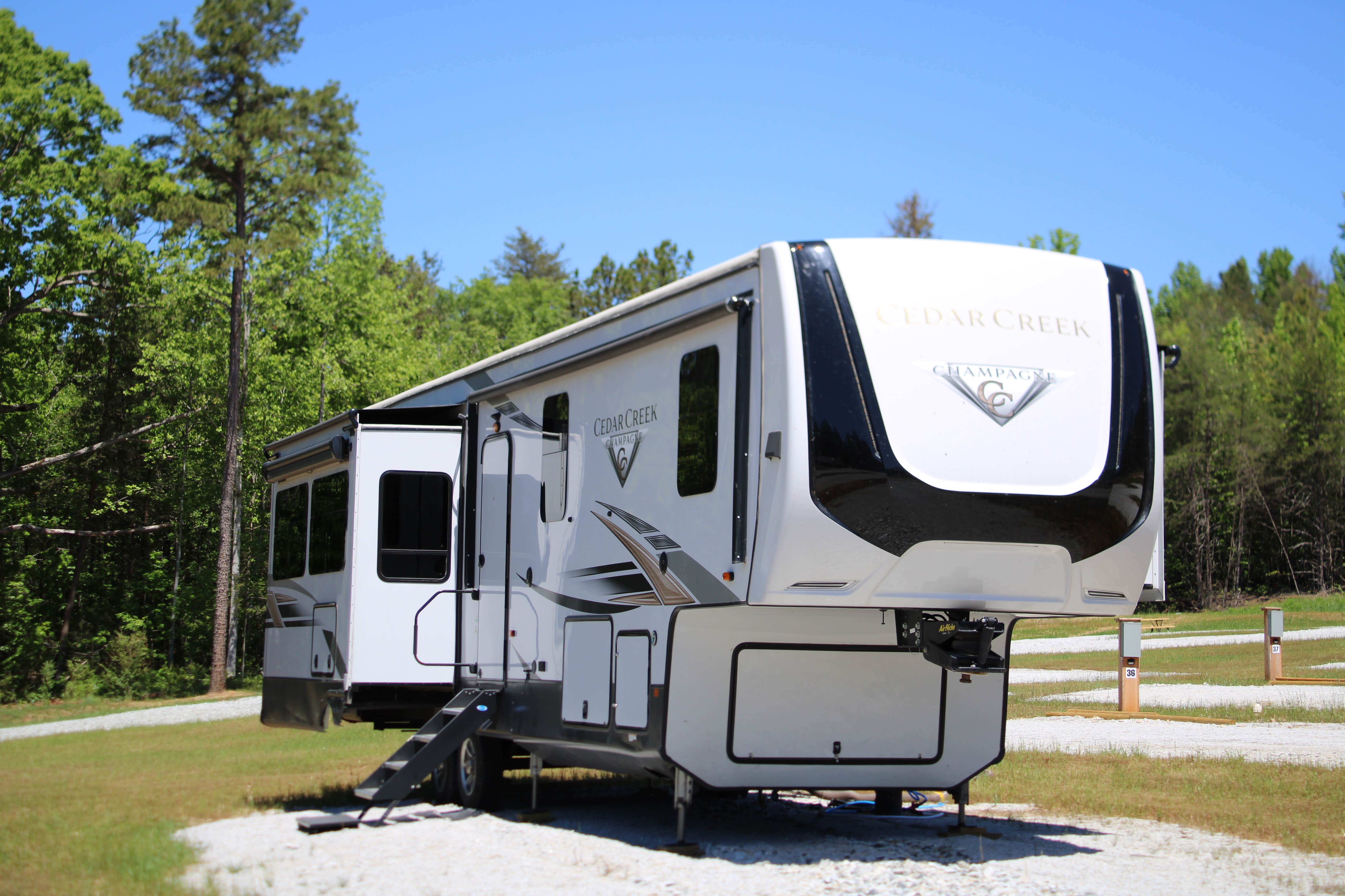 Megan W.'s photo of rv camping at Woodlake RV Park near Hartwell, GA