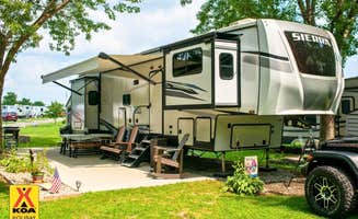 Amelia D.'s photo of rv camping at Angola/Hogback Lake KOA Holiday near Arcola, IN