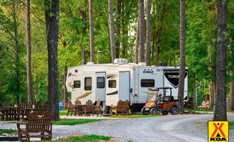 Camping near Copperas Pond: Lake Placid/Whiteface Mountain KOA Holiday, Wilmington, New York