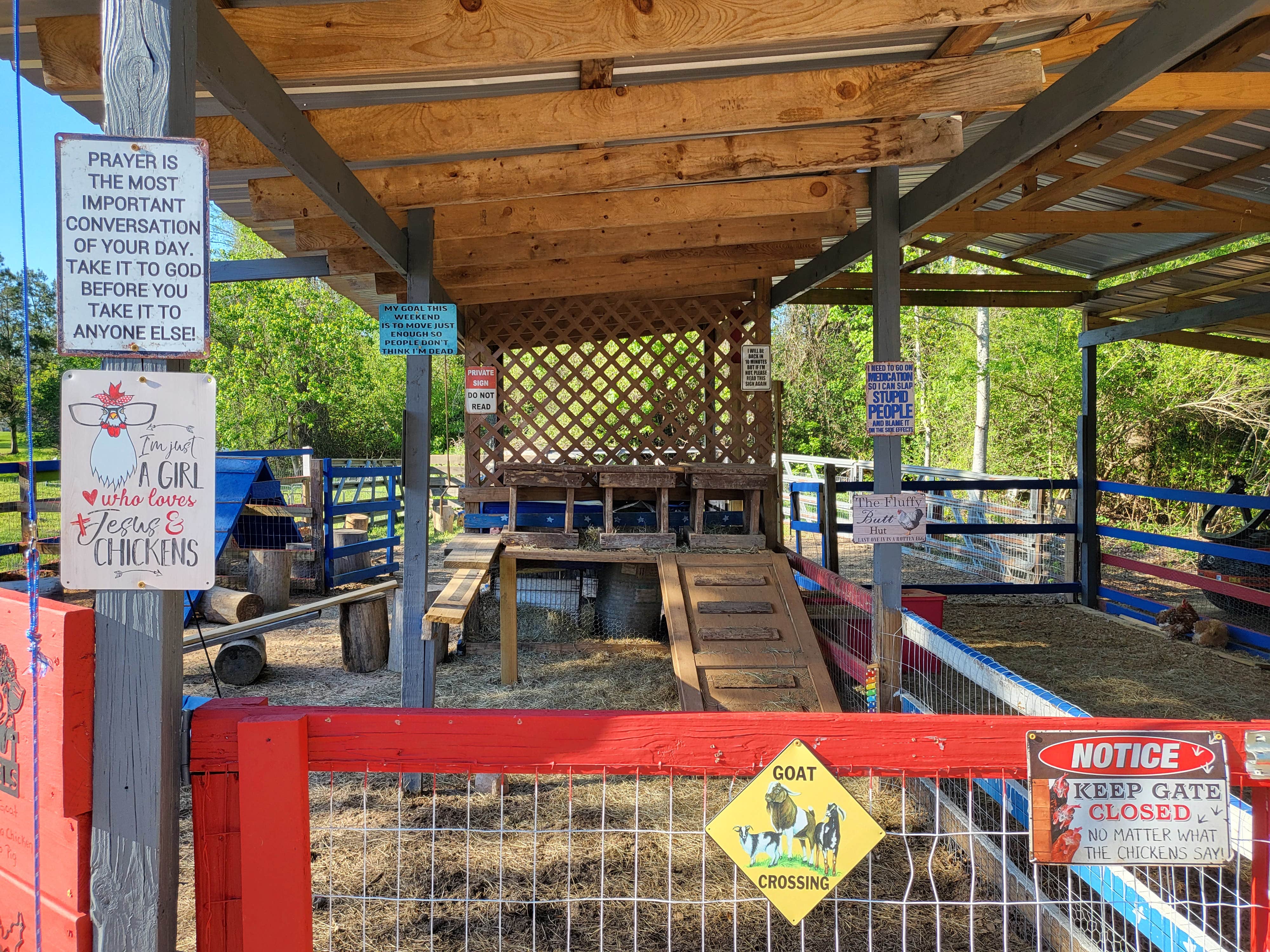 Fay's photo of camping with pets at Hitchinpost RV Park and Campground near Geneva, AL