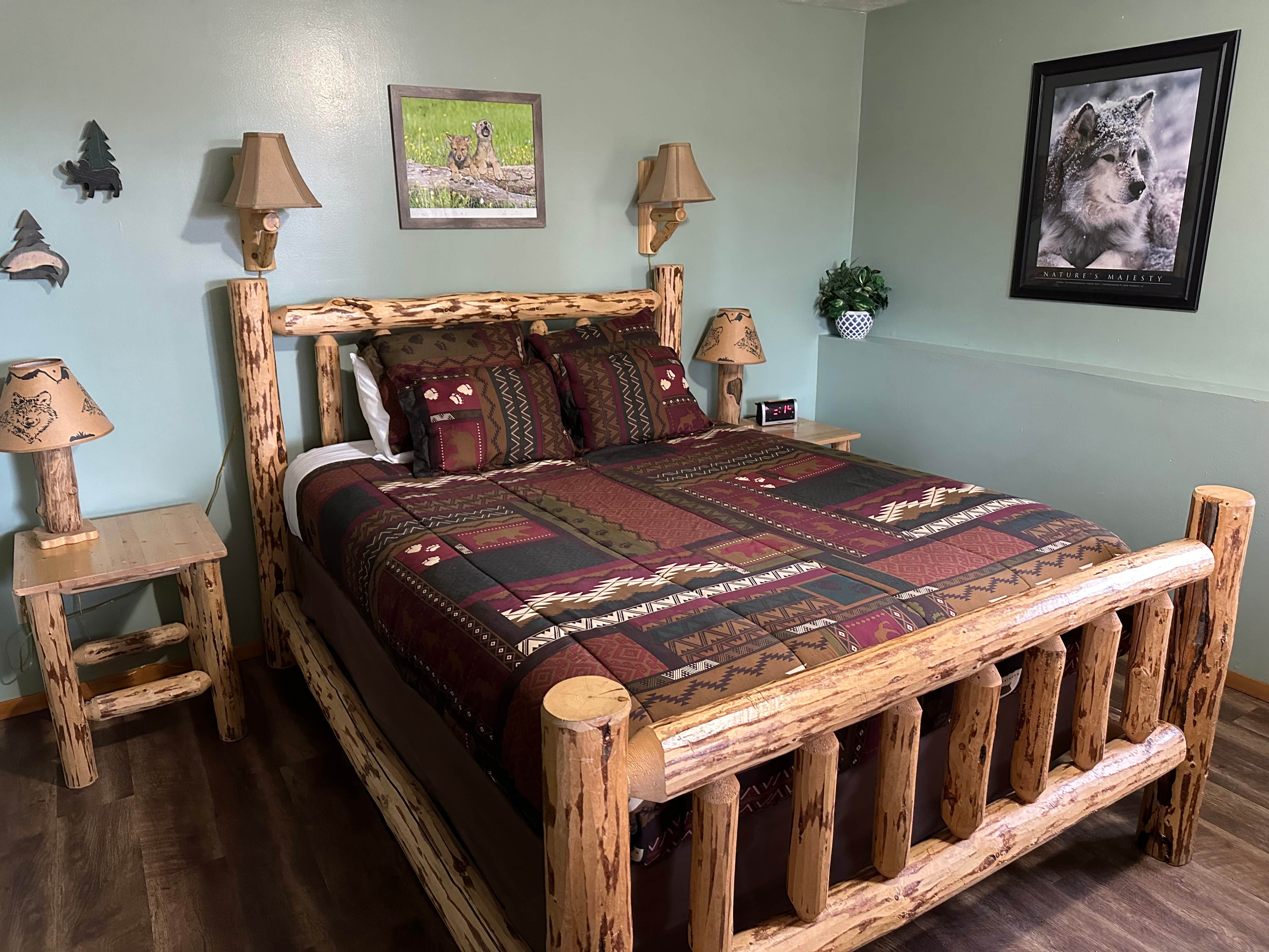 Christine M.'s photo of camping with pets at Timber Wolf Resort near Whitefish, MT