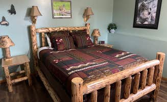 Christine M.'s photo of camping with pets at Timber Wolf Resort near Kalispell, MT