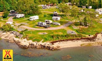 Camping near Narrows Too Camping Resort: Bar Harbor/Oceanside KOA, Salsbury Cove, Maine