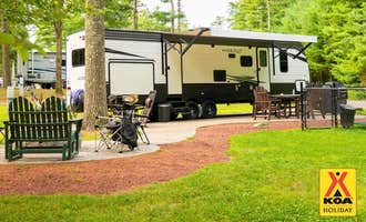 Camping near Cozy Wooded Nook: Boston/Cape Cod KOA, Middleboro, Massachusetts