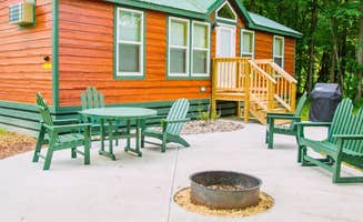 OAK M.'s photo of glamping accommodations at Philadelphia South/Clarksboro KOA near Smyrna, DE