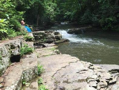 Camper submitted image from Backbone Rock Recreation Area Pavilions and Campground - 2