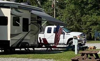 karen's photo of rv camping at Boyer Station near Monongahela National Forest