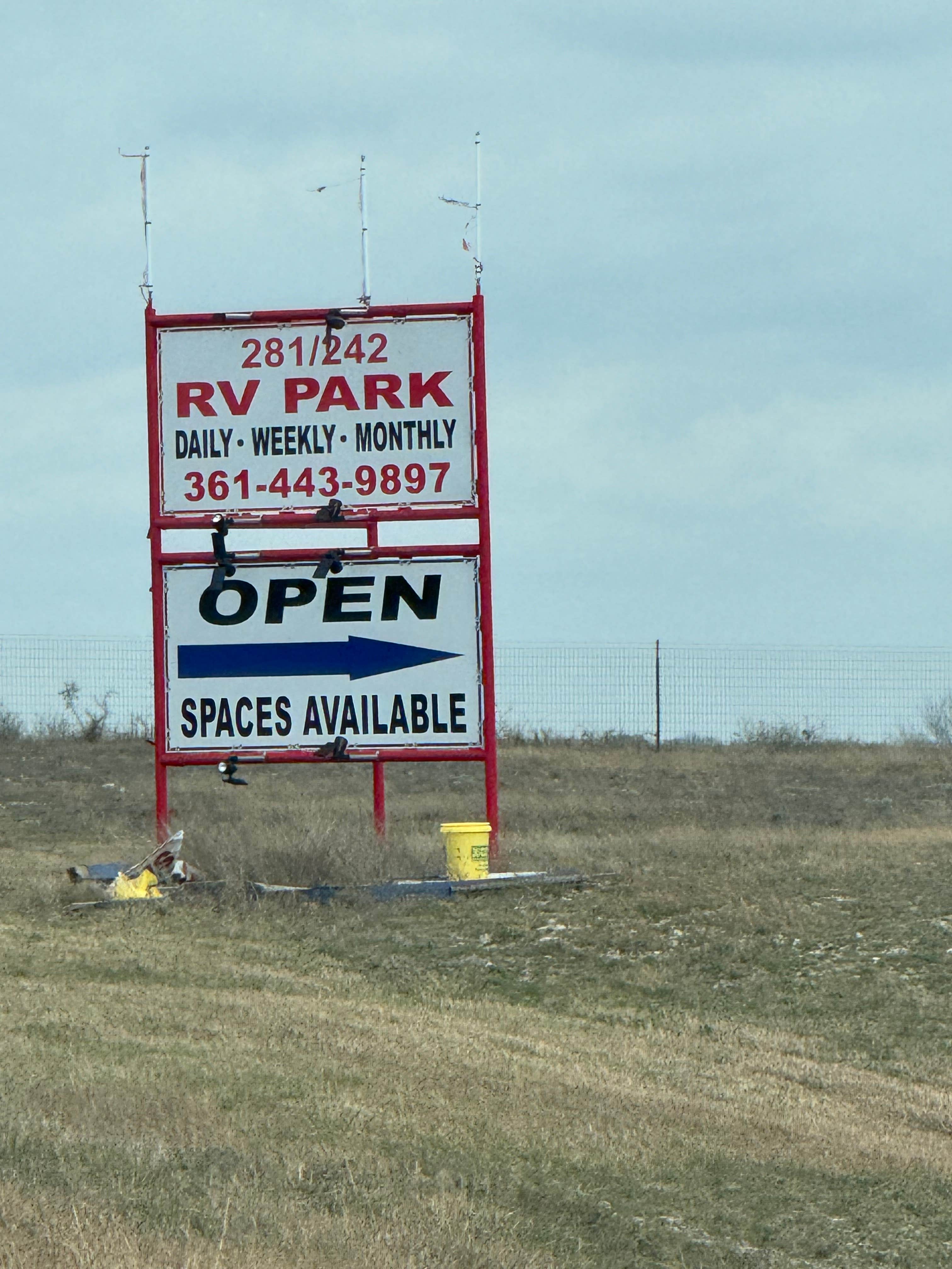 Camper-submitted photo at 281/242 RV PARK near Alice, TX