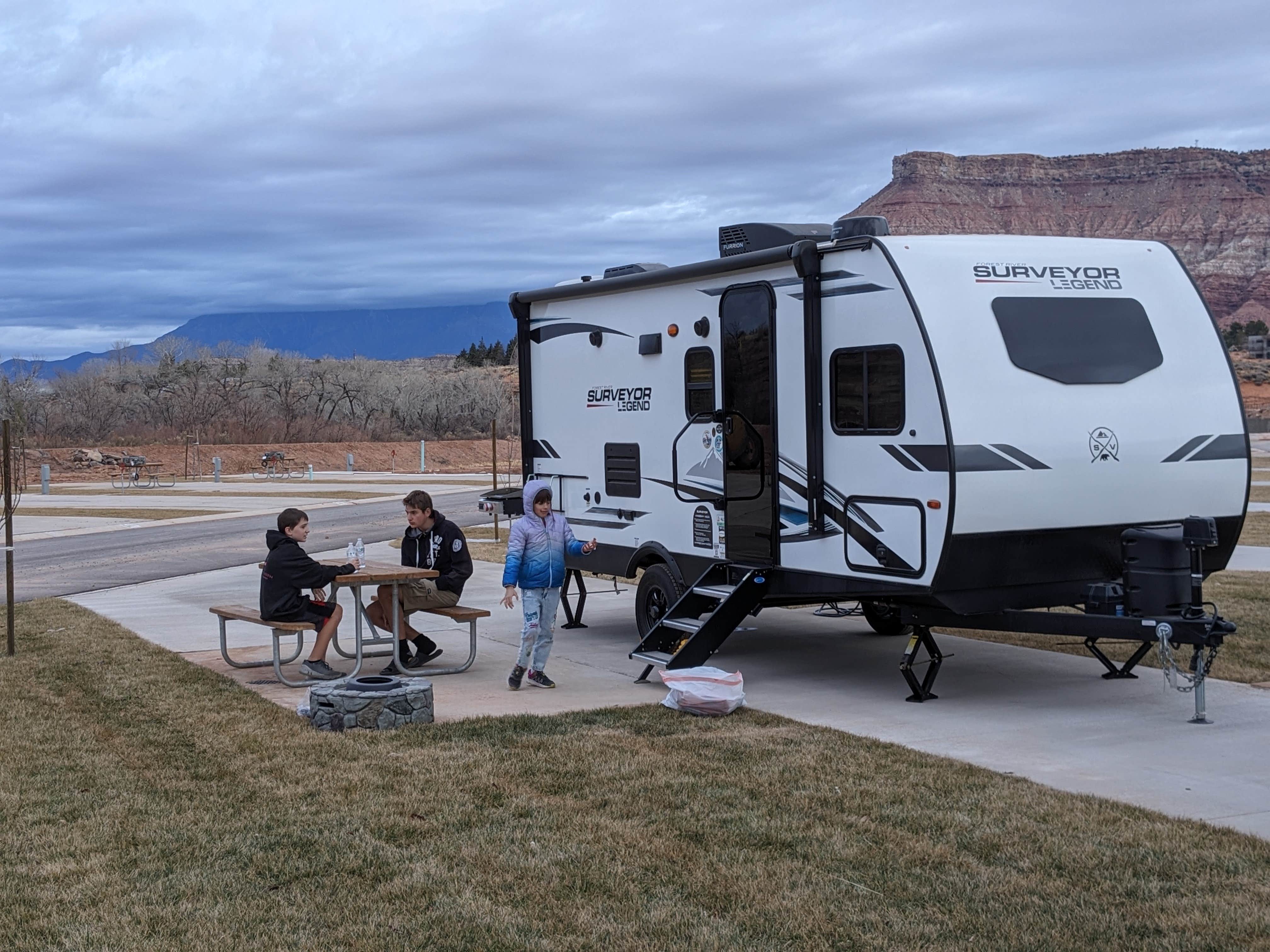 Michelle K.'s photo of rv camping at Zion White Bison Glamping & RV Resort near Zion National Park