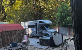 Robert C.'s photo of rv camping at Glamping in the Redwoods 🐶🐕💃🕺🏼 near Rio Nido, CA