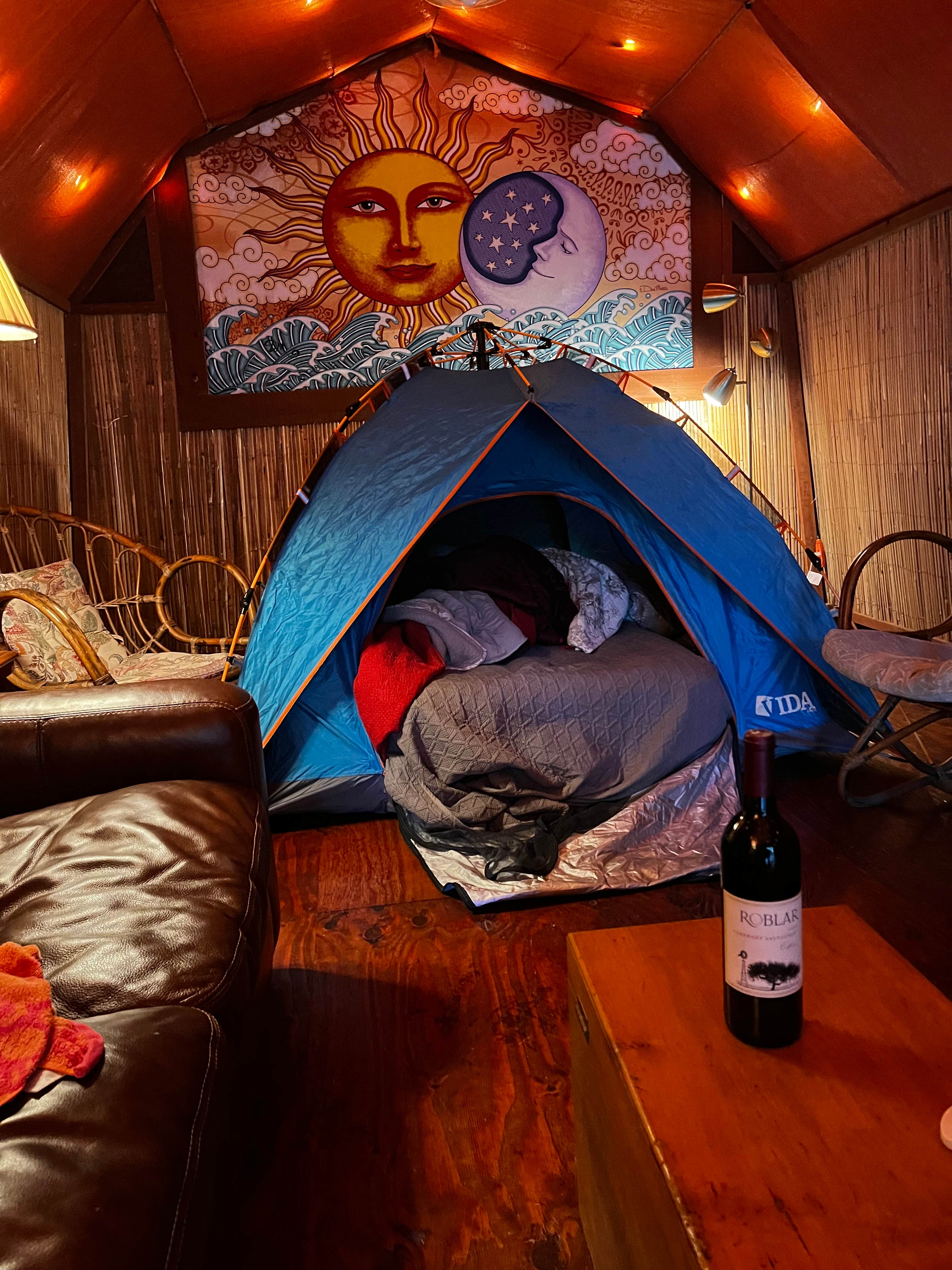 Robert C.'s photo of glamping accommodations at Glamping in the Redwoods 🐶🐕💃🕺🏼 near Sebastopol, CA