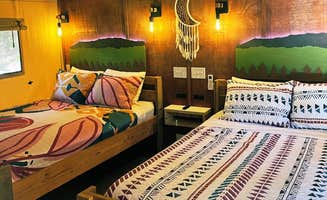 Linzy N.'s photo of glamping accommodations at Camp LeConte Luxury Outdoor Resort near Corryton, TN