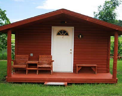 The Dyrt's photo of a cabin at No Name City Luxury Cabins & RV near Beulah, WY