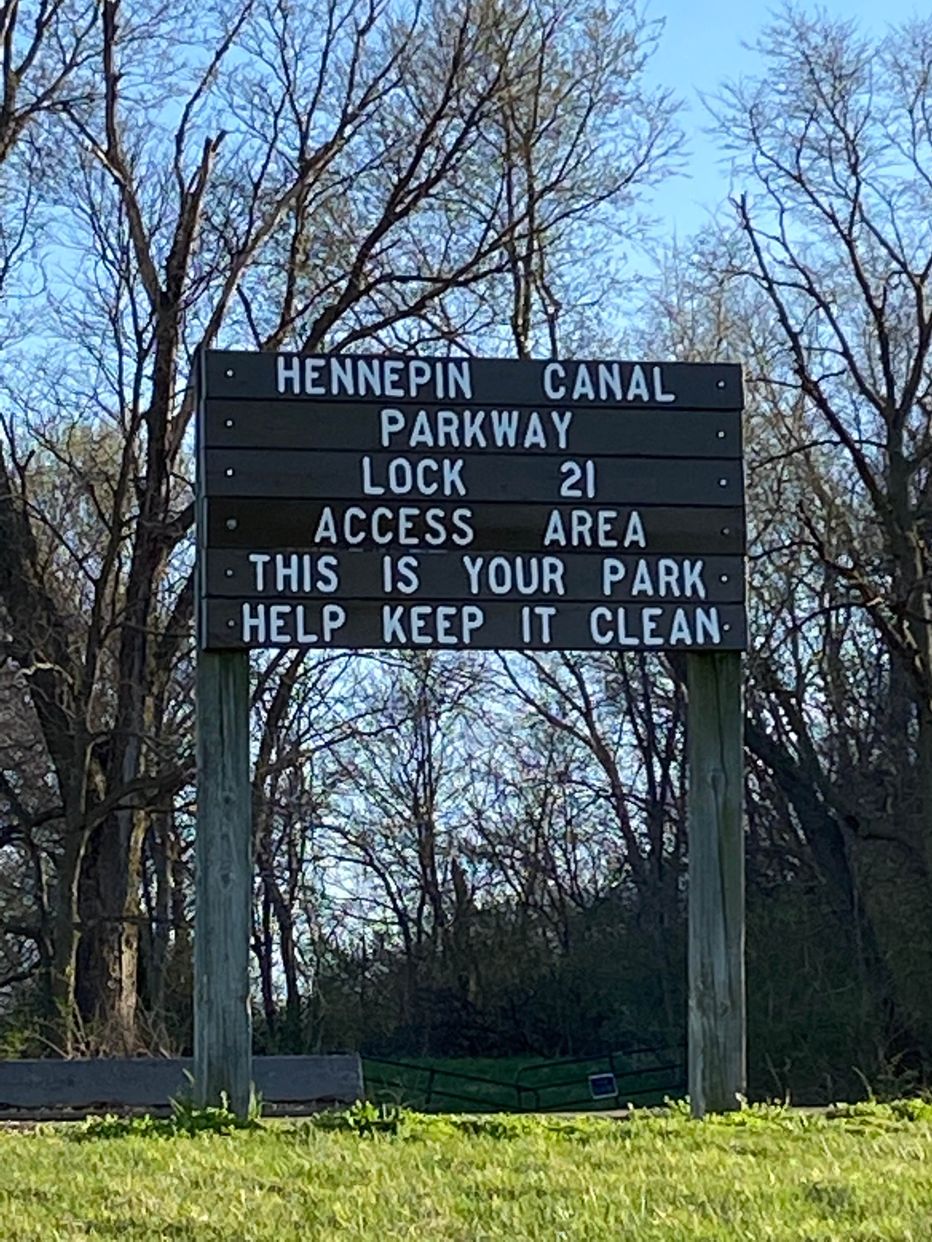 Camper-submitted photo at Hennepin Canal Lock 21 Campground near Mineral, IL