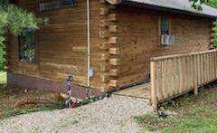 Jennifer B.'s photo of a cabin at Riverview Cabins and Campground near Doniphan, MO