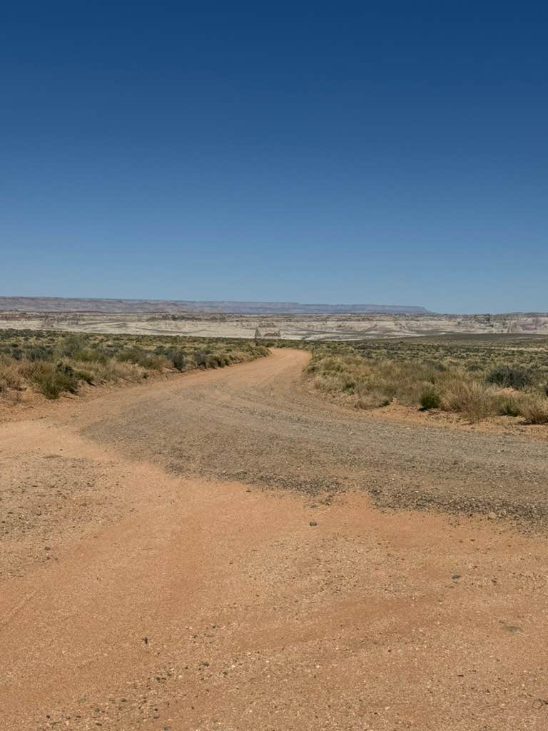 Caryn H.'s photo of a dispersed camping area at State Line Spot Dispersed Camping — Glen Canyon National Recreation Area near Page, AZ