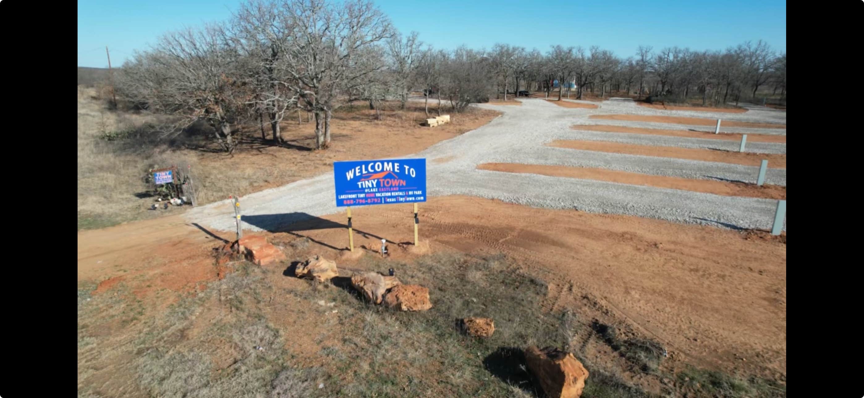 Camping near Inez Spring Riverfront RV Park: Tiny Town at Lake Eastland and RV Park, Eastland, Texas