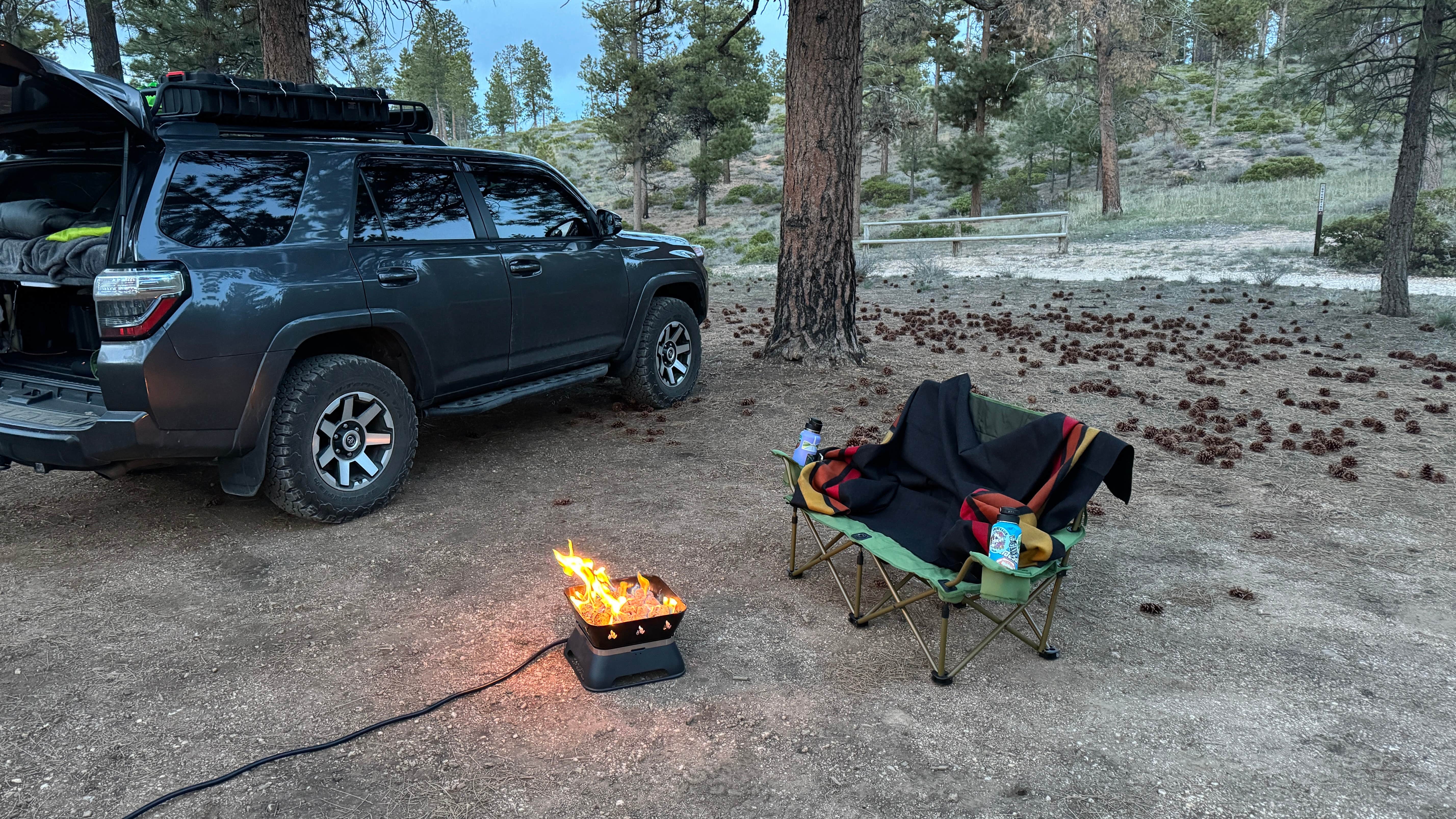 Andrew T.'s photo of a dispersed camping area at FR 090 - dispersed camping near Bryce Canyon National Park