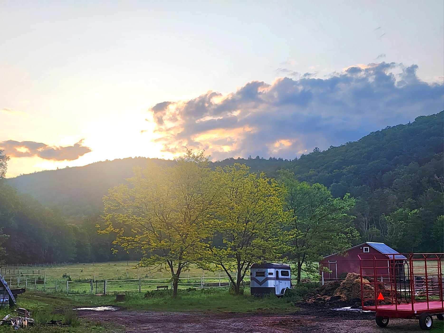 Camper-submitted photo at Camden Creek Farm near Round Lake, NY