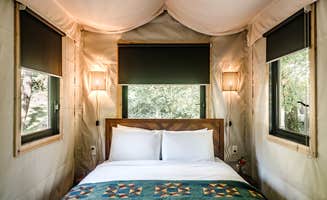 Bridgeton H.'s photo of glamping accommodations at Dawn Ranch: Hotel – Restaurant – Spa near Cazadero, CA