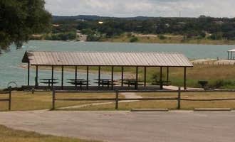 Camping near Lake Pointe Resort: Potters Creek Park sites map, Canyon Lake, Texas