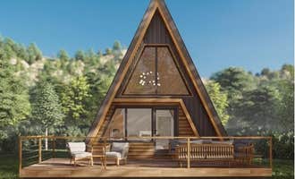 Camping near Treehouse Magic: Luxe Glamping Inc, Larkspur, Colorado