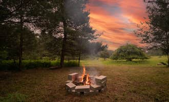 Camping near Firelight Camps: Meadow Basecamp, Freeville, New York