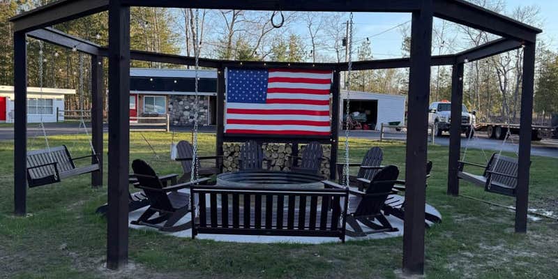 Camper submitted image from Ocqueoc Cabins & Campsites