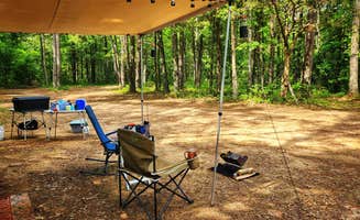 Fred S.'s photo of a dispersed camping area at Adams Mountain Rd Dispersed Campsite near Russellville, AR