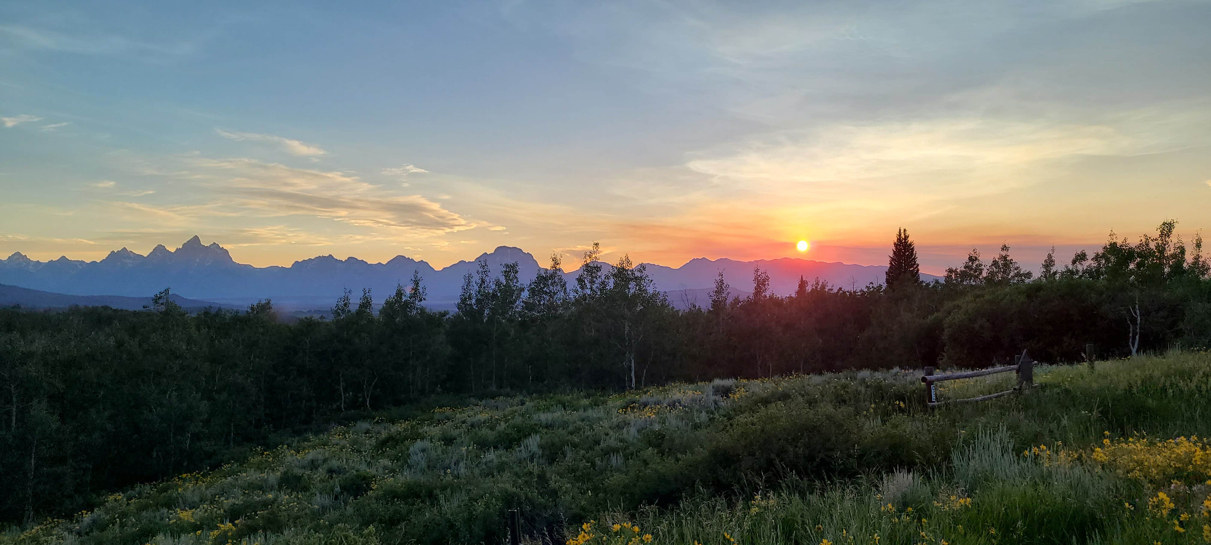 Andrew T.'s photo of a dispersed camping area at Bridger-Teton National Forest in Wyoming