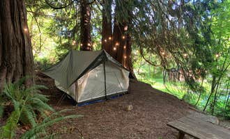 Camping near River Meadows Park: Lazy H Farm and Gardens, Conway, Washington