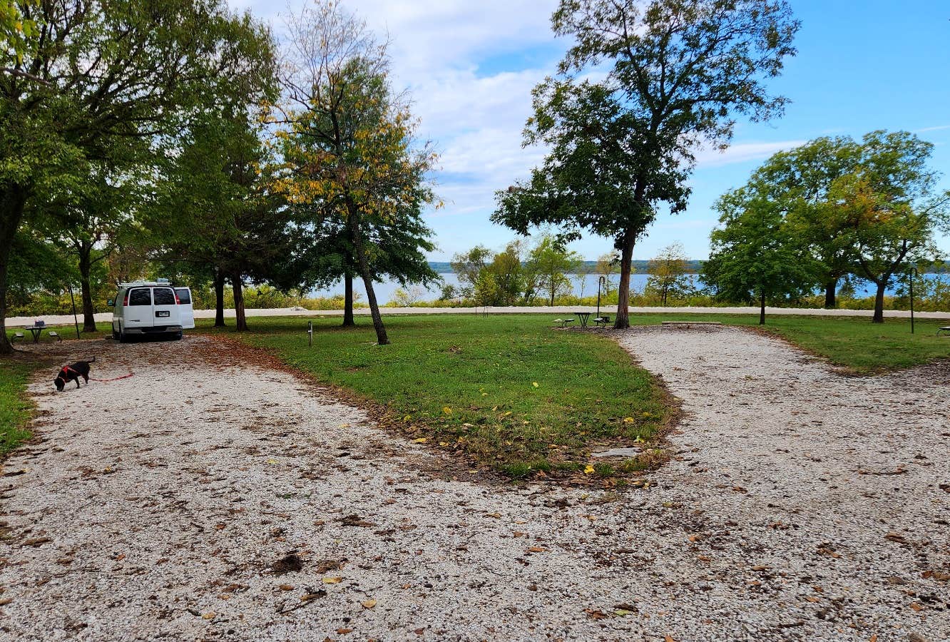 Fred S.'s photo of camping with pets at Crabtree Cove near Stockton, MO