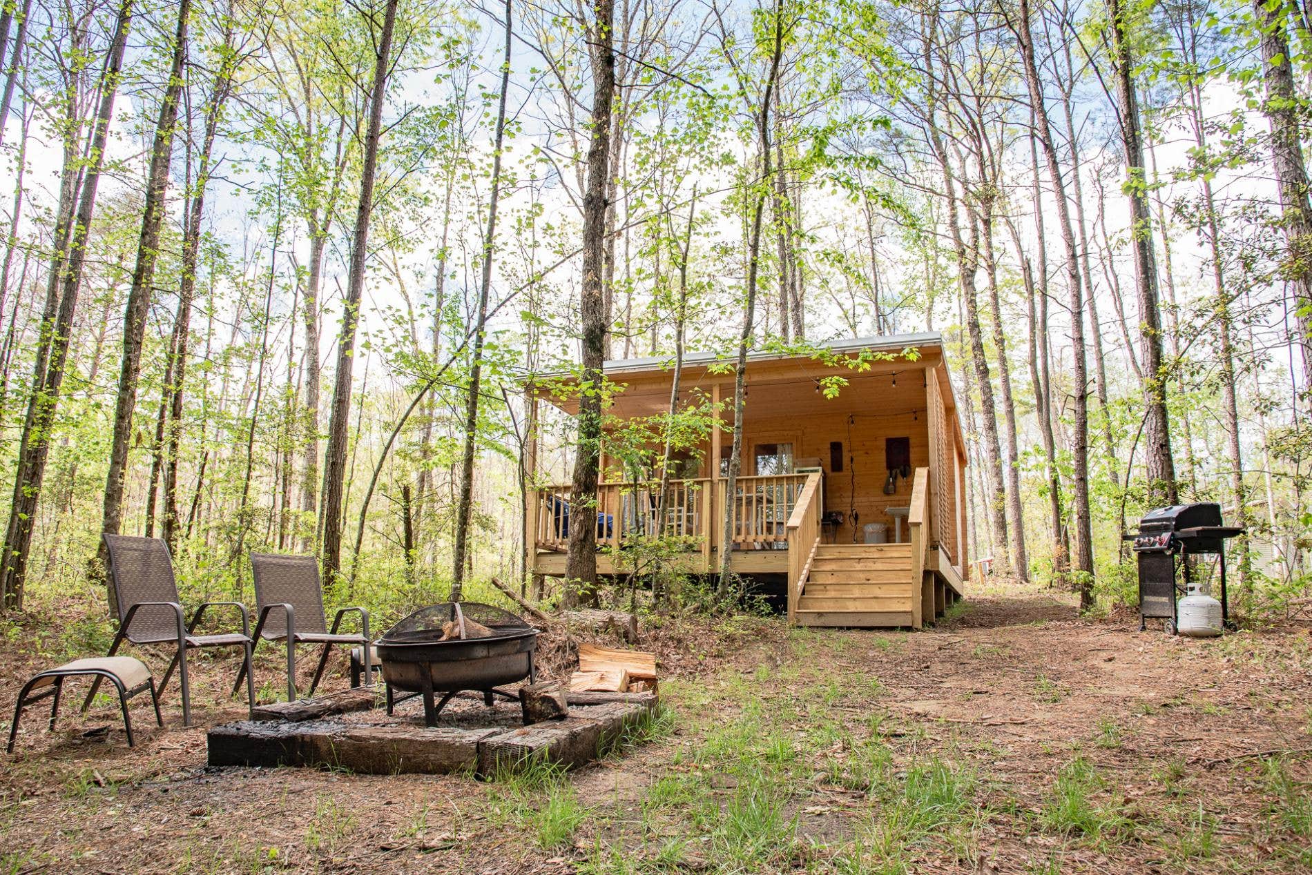 The Dyrt's photo of a cabin at Scandinavian Cabin at Getaway on Ranger Creek near Pocahontas, TN