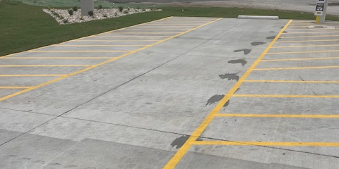 Camper submitted image from Love's RV Hookup-Ranger TX 250