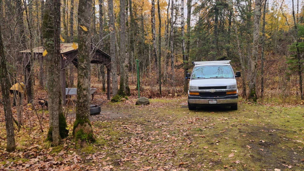 Fred S.'s photo of camping with pets at Franz Jevne State Park Campground near Ranier, MN