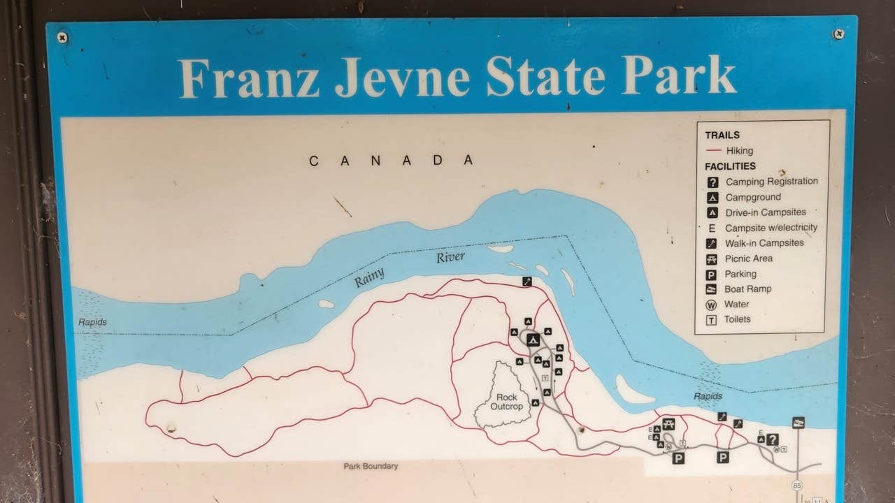 Camper-submitted photo at Franz Jevne State Park Campground near Birchdale, MN