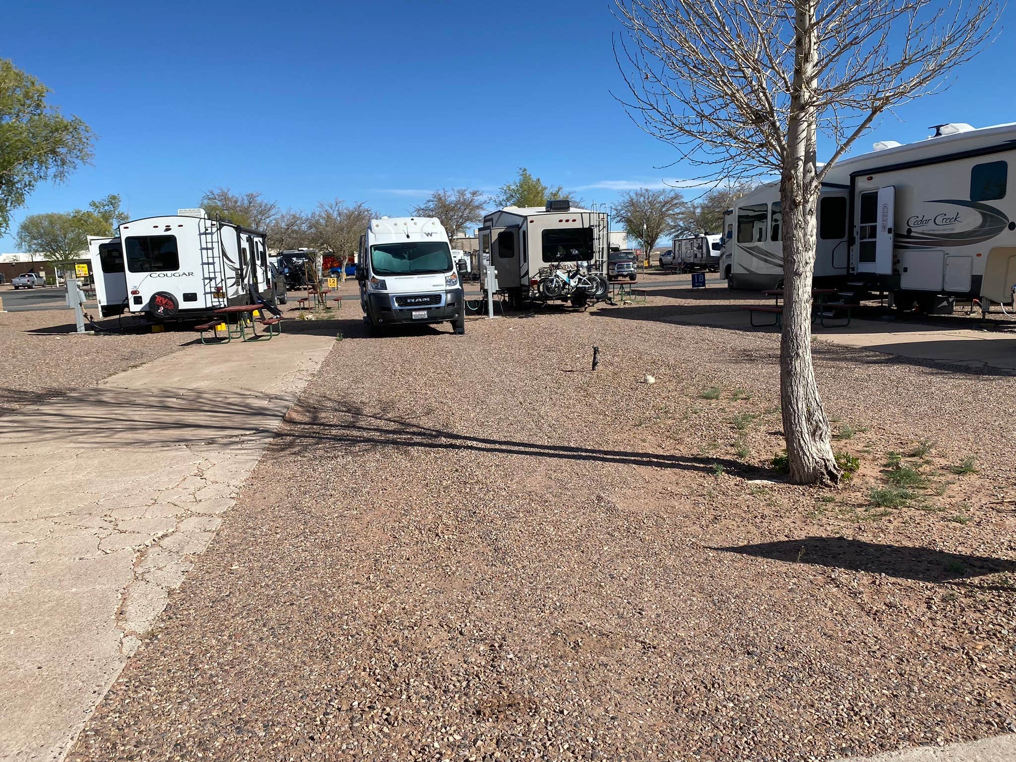 Kim G.'s photo of rv camping at OK RV Park near Chambers, AZ