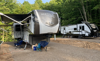 dylan B.'s photo of rv camping at Maple Ridge Homestead near Vanderbilt, MI