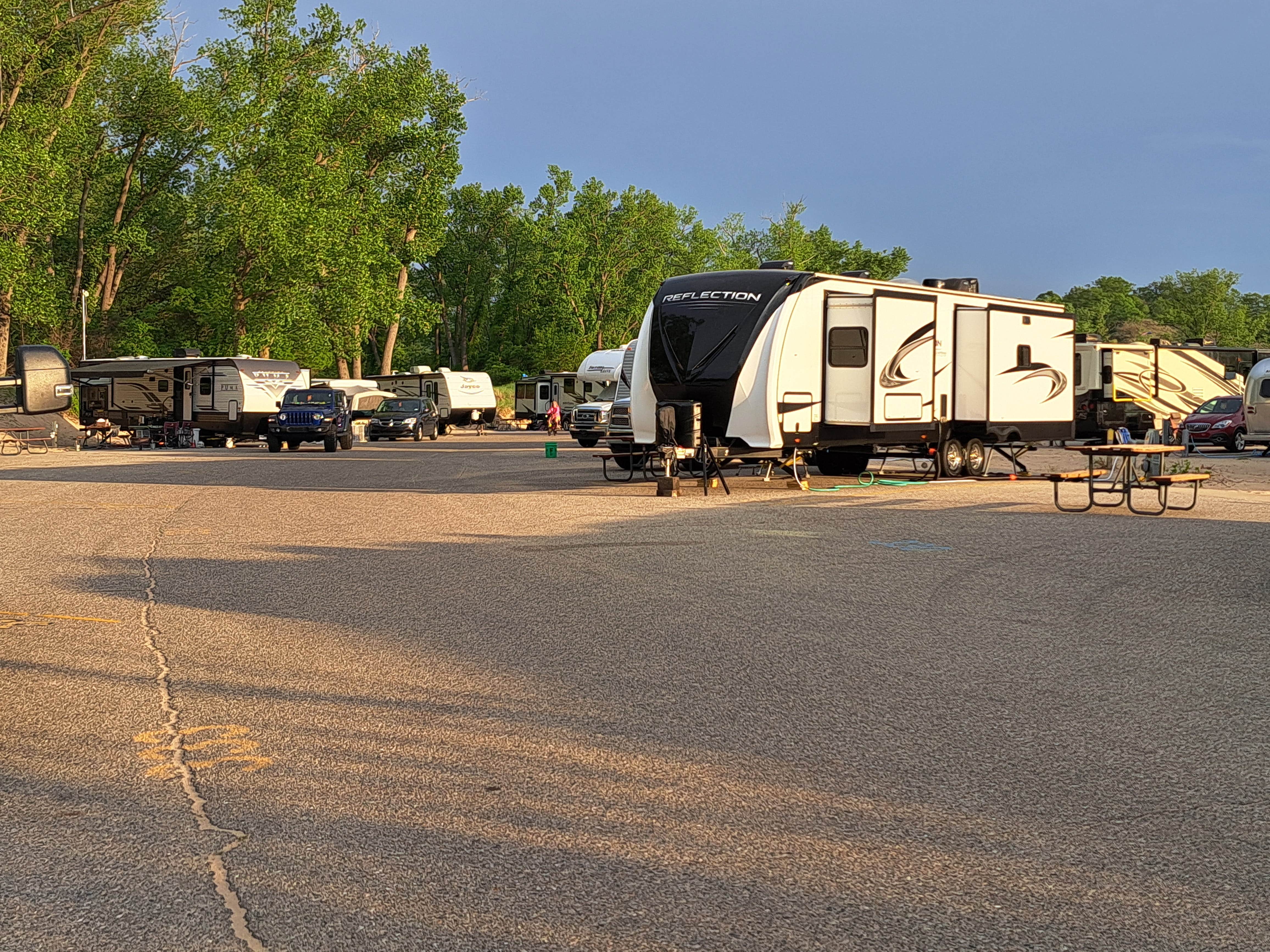 Cynthia K.'s photo of rv camping at Beach Campground — Holland State Park near Macatawa, MI