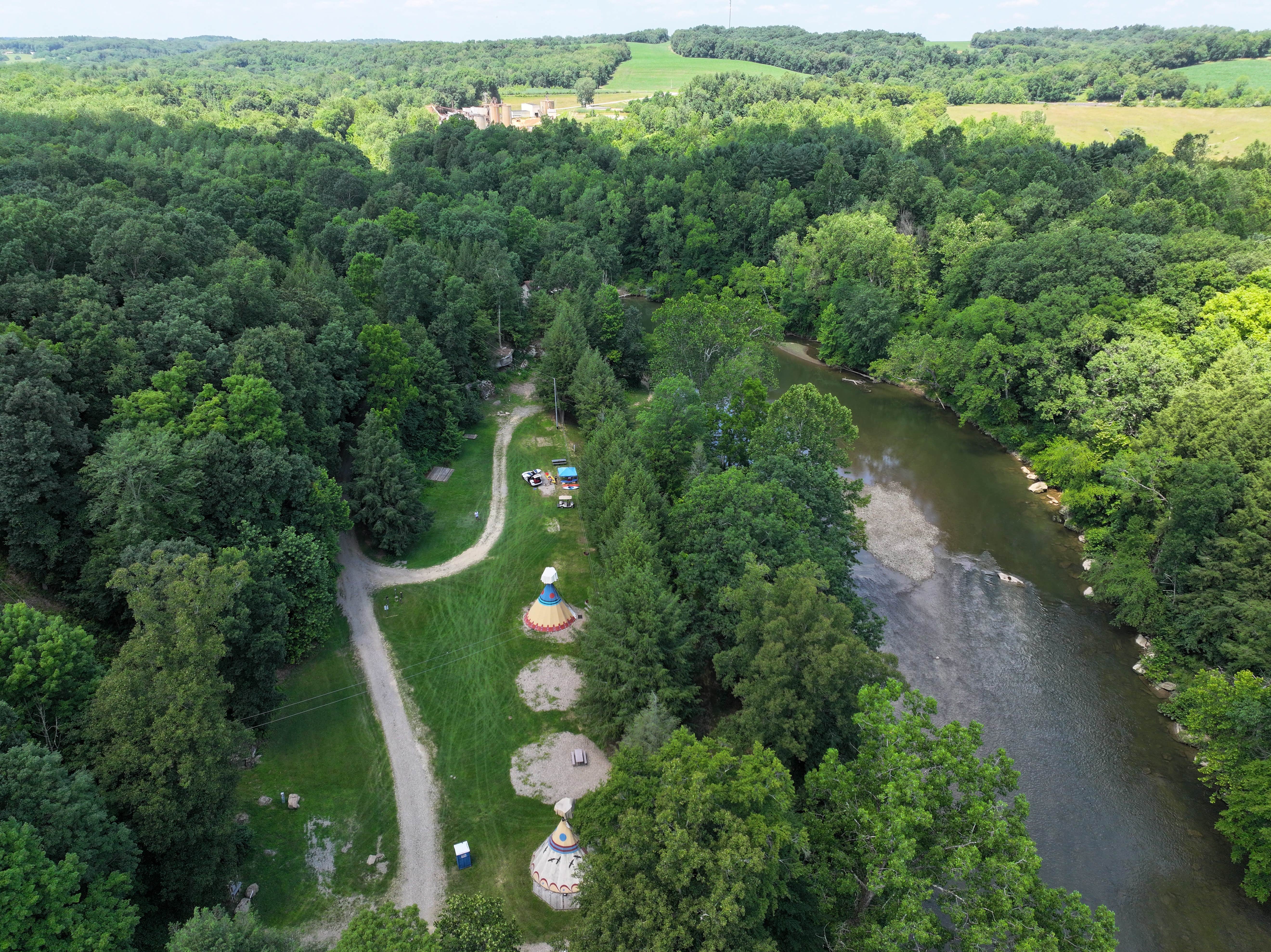 Camping near Mohawk Dam Campground: The Caves Campground, Howard, Ohio
