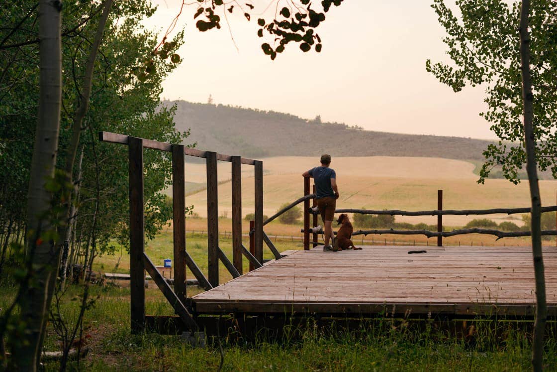 Peter Z.'s photo of camping with pets at Aspen Hills Campground near Tetonia, ID