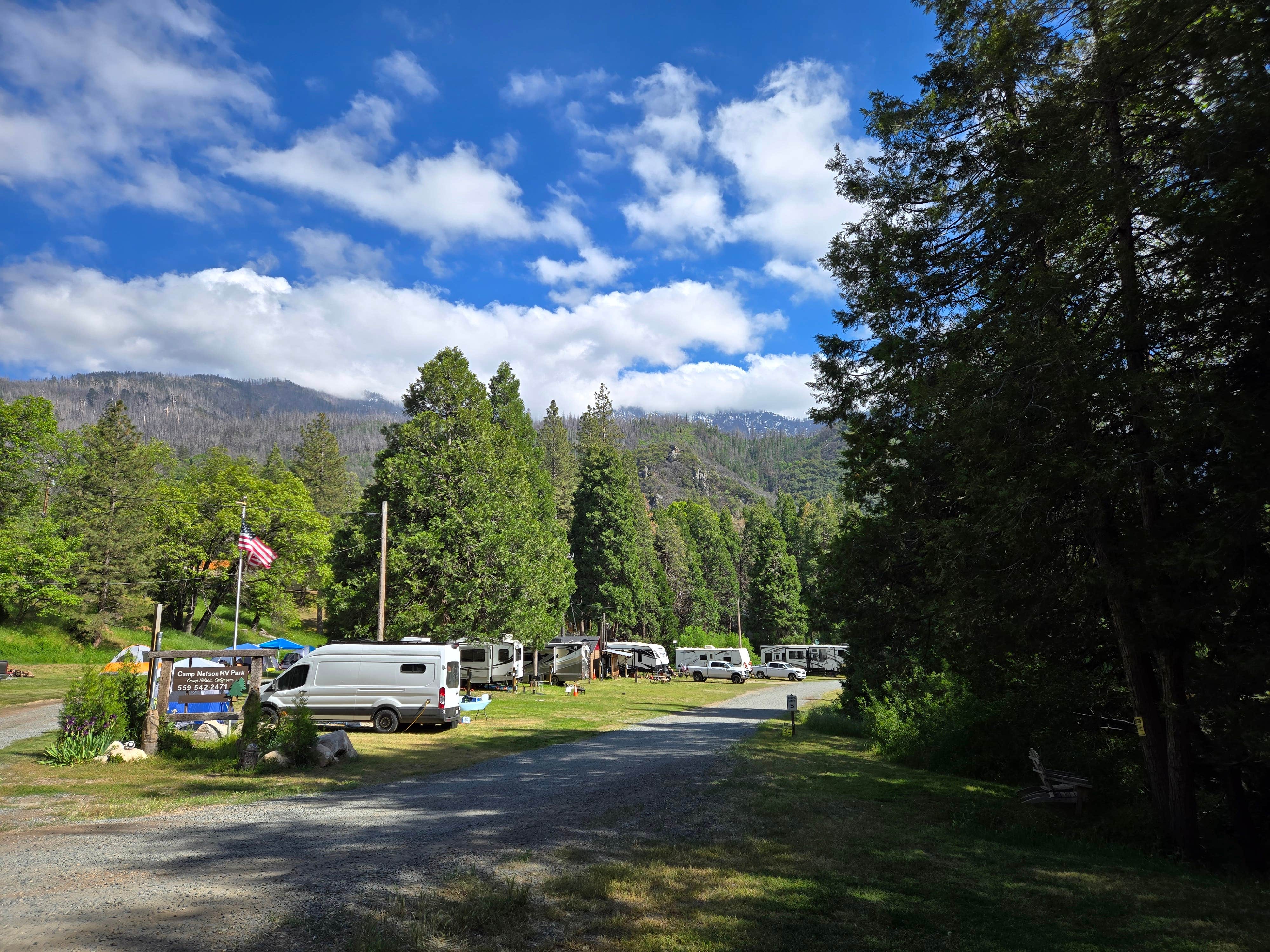 Nathan F.'s photo of rv camping at Nelson Falls RV Park near Sequoia & Kings Canyon National Parks