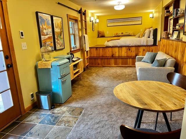 Jennifer P.'s photo of glamping accommodations at Vista Tranquila - Boulder Glamping near Hygiene, CO