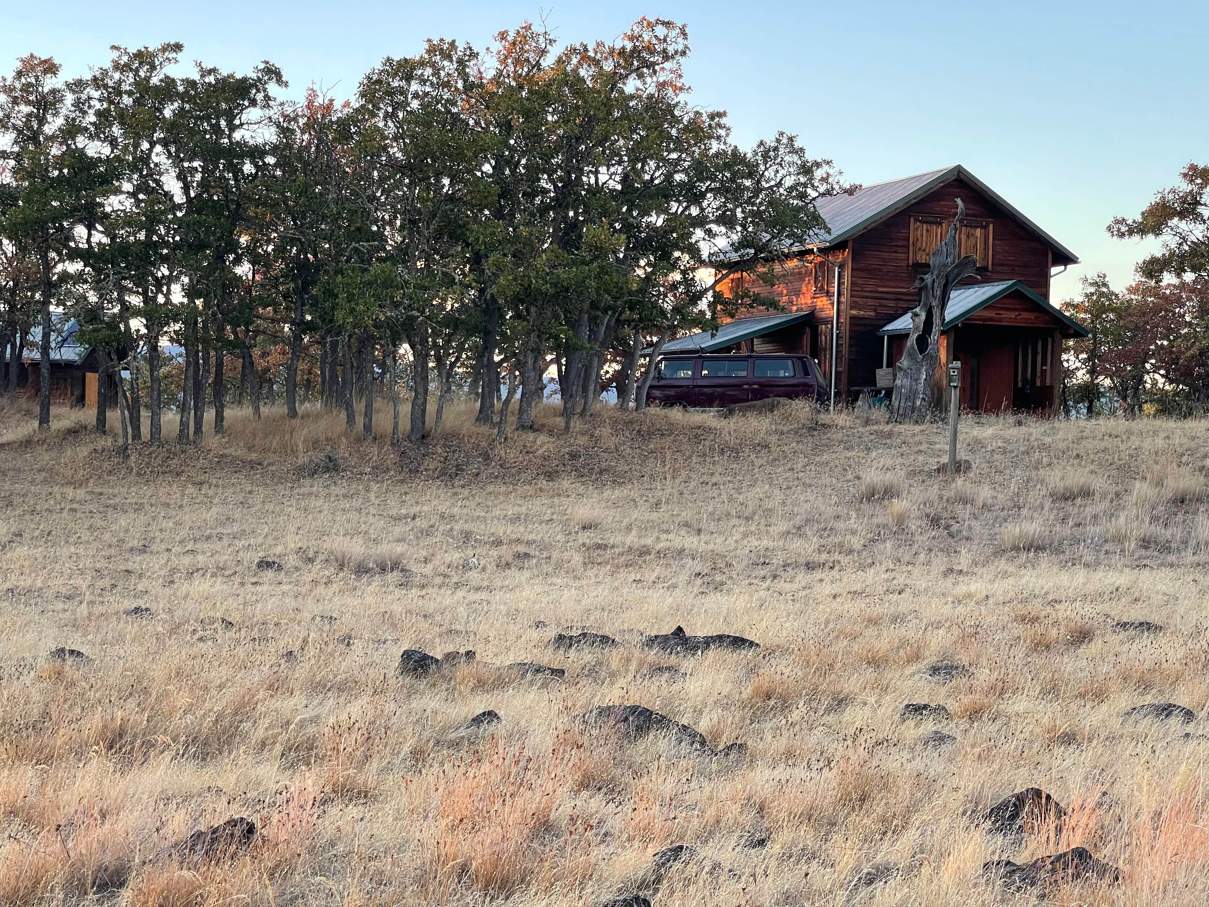 Camper-submitted photo at Klickitat View Cabin near Moro, OR
