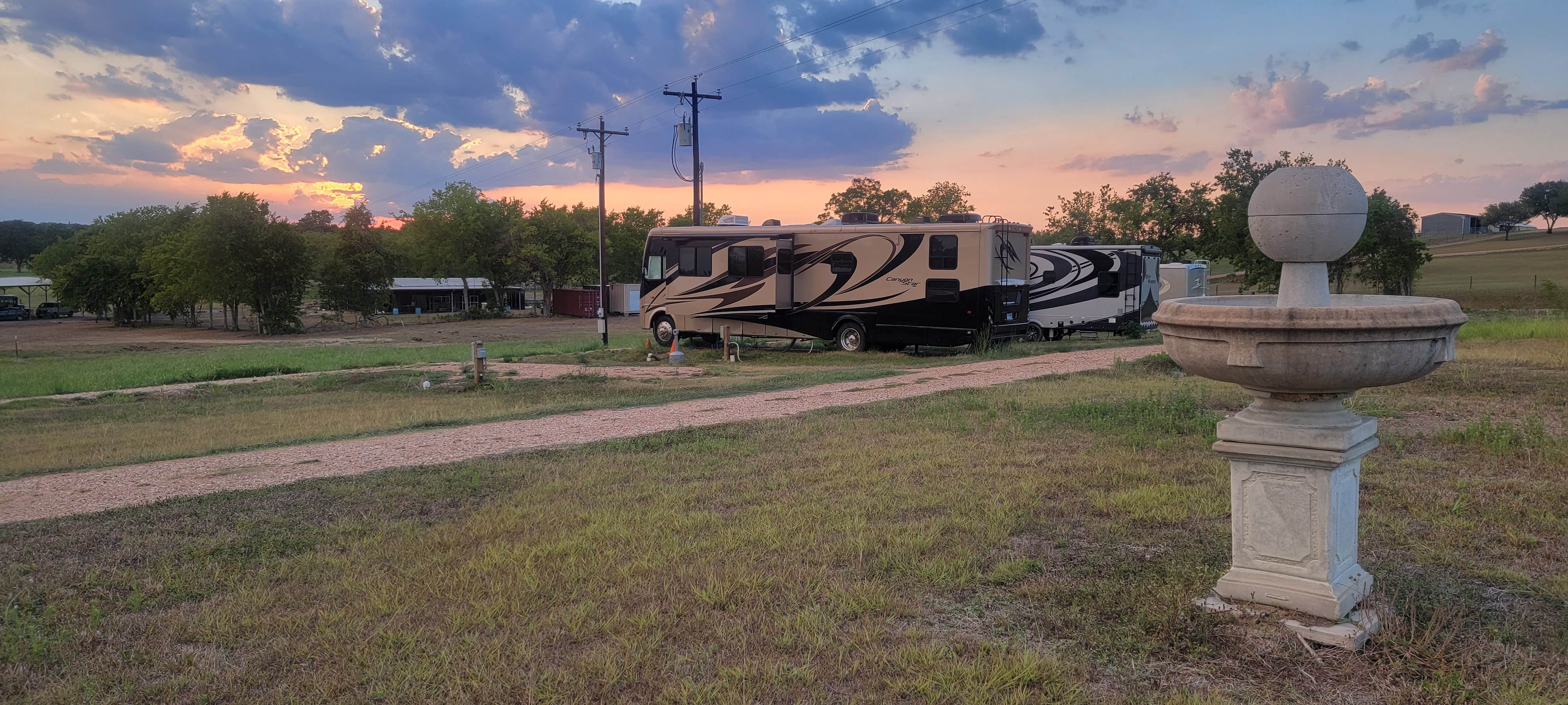 Kathryn V.'s photo of rv camping at Texas Heritage RV Retreat near Washington, TX